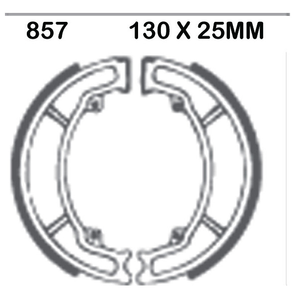 EBC EBC Brake Shoes 857